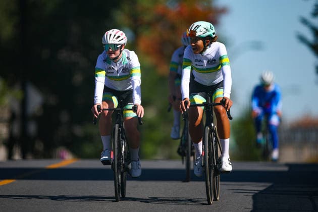 2026 UCI Road World Championships Picture by Vaughn Ridley SWpix.com - 23 09 2026 - Cycling - 2026 UCI Road World Championships - MontrÃ al, Canada - Training Practice - Australia Copyright: x xSWpix.comx(t axPhotographyxHubxLtd)xVaughnxRidley SWpix.comx SWP-3521-1958