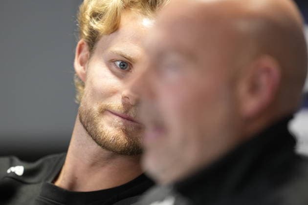 Norway Denmark Nations League Oslo 20260923 Press conference with Denmark’s national team coach Brian Riemer and Morten Hjulmand at Ullevaal Stadium on the day of the international soccer match between Norway and Denmark, to be played on Thursday, September 24. Photo: Cornelius Poppe, NTB, Oslo, Norway. EDEDITORIAL USE ONLY; RESTRICTED USE FOR BETTING COMPANIES  Copyright: xCorneliusxPoppex xNTBx