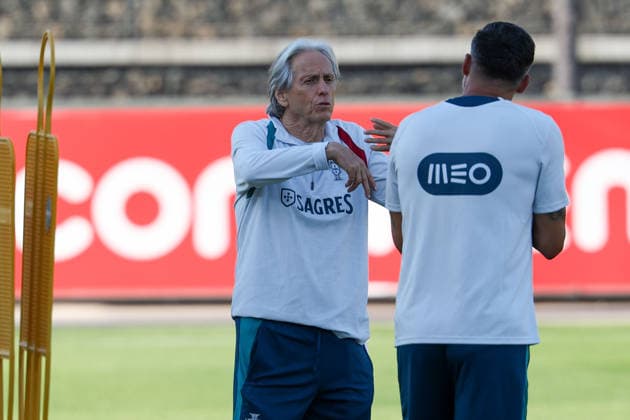 Lisbon, Portugal, September 23: Portugal s head coach, Jorge Jesus, during the Portuguese national team s training session ahead of the UEFA Nations League 2026–27 League Phase Matchday 1 match between Portugal and Wales at Estádio José Alvalade in Lisbon, Portugal Copyright: HMBxMedia JoaquimxFerreira