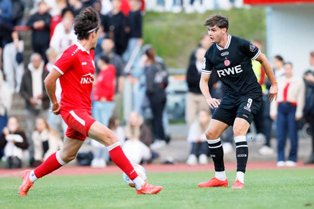Soccer Friendly Match: SV Schermbeck vs. Rot Weiss Essen on September 23, 2026, at the Volksbank Arena in Schermbeck; Jaka Cuber Potocnik, Rot Weiss Essen