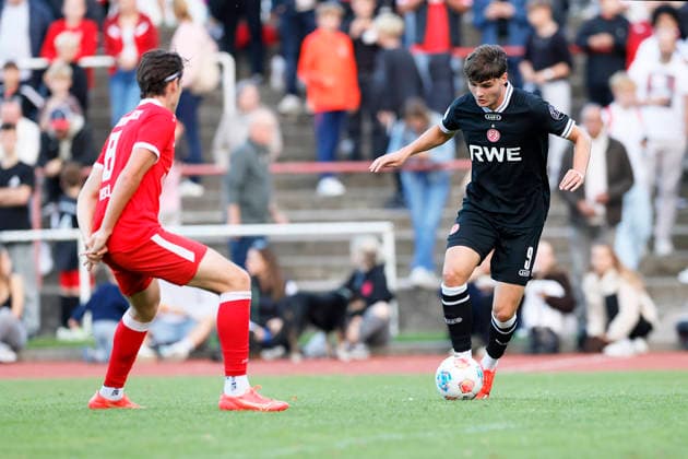Soccer Friendly Match: SV Schermbeck vs. Rot Weiss Essen on September 23, 2026, at the Volksbank Arena in Schermbeck. Jaka Cuber Potocnik, Rot Weiss Essen