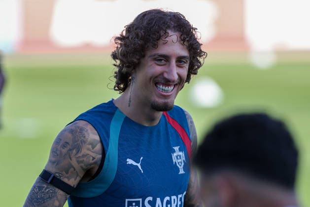Lisbon, Portugal, September 23: Favio Silva of Portugal during the Portugal national team s training session ahead of the UEFA Nations League 2026-27 League Phase Matchday 1 game between Portugal and Wales at Estádio José Alvalade in Lisbon, Portugal Copyright: HMBxMedia JoaquimxFerreira