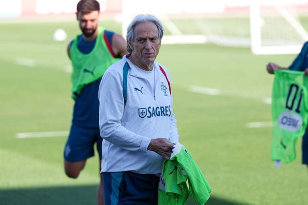 Lisbon, Portugal, September 23: Portugal s head coach, Jorge Jesus, during the Portugal national team s training session ahead of the UEFA Nations League 2026-27 League Phase Matchday 1 match between Portugal and Wales at Estádio José Alvalade in Lisbon, Portugal Copyright: HMBxMedia JoaquimxFerreira