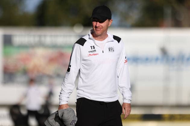 September 23, 2026, xkwix, soccer, friendly match, SC Wiedenbrück vs. VfL Osnabrück, Jahnstadion, Friendly Match, 2026–2027 Season, Timo Schultz, VfL Osnabrück Coach, smiling. DFB regulations prohibit any use of photographs as image sequences and or quasi-video. Photo: xKamilxWilkowskixPressefotoKochx, North Rhine-Westphalia, Germany