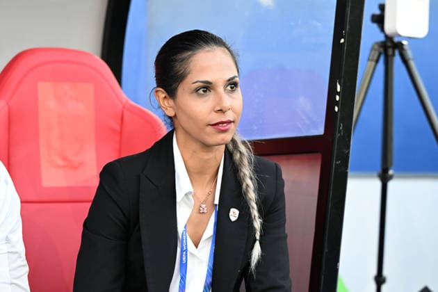 260923 OHL vs AS Roma Headcoach Ster Habibzadeh of OH Leuven Women pictured during the Uefa Women™s Champions League matchday 1 in the League phase game in season 2026 - 2027 between Oud Heverlee Leuven - OHL and AS Roma on September 23 , 2026 in Leuven, Belgium. (Photo by David Catry Sportpix) Leuven Den Dreef - King Power Flemish Brabant Belgium  Copyright: xSportpix.bex xDavidxCatryxDavidxCatryx