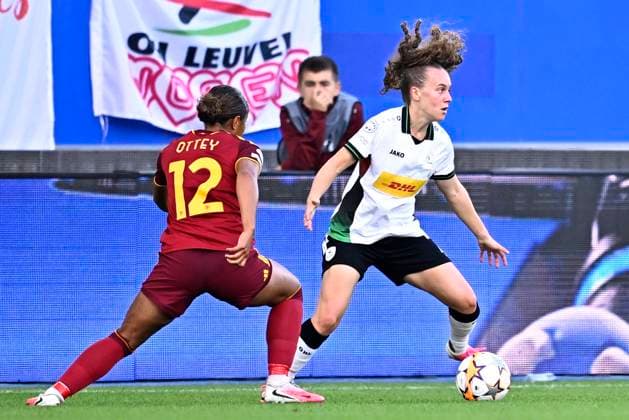 OH Leuven v AS Roma - UEFA Women s Champions League LEUVEN, BELGIUM - SEPTEMBER 23 : Bosteels Alixe midfielder of OH Leuven during the UEFA Women s Champions League 2026 27 League Phase MD1 match between OH Leuven and AS Roma on September 23, 2026 in Leuven, Belgium, 23 09 2026 Leuven Belgium  Copyright: xTomasxSiskx