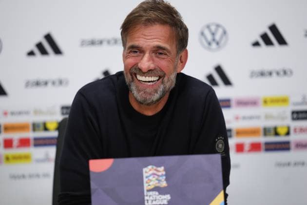 Germany national team, Nationalteam head coach Jurgen Klopp press conference, PK, Pressekonferenz at MD-1 of Netherlands v Germany, UEFA Nations League match at Johan Cruyff Arena Stadium on September 23, 2026 in Amsterdam Netherlands. (Photo by Bagu Blanco PRESSINPHOTO) NED: Jurgen Klopp Press Conference, Johan Cruyff Stadium, Amsterdam, Netherlands - 23 Sep 2026Amsterdam Johan Cruyff Stadium Amsterdam Netherlands  Copyright: xBlanco PRESSINPHOTO Shutterstockx 17165584y