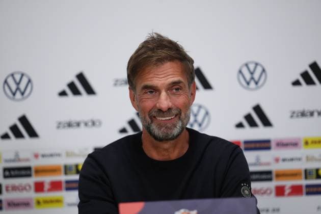Germany national team, Nationalteam head coach Jurgen Klopp press conference, PK, Pressekonferenz at MD-1 of Netherlands v Germany, UEFA Nations League match at Johan Cruyff Arena Stadium on September 23, 2026 in Amsterdam Netherlands. (Photo by Bagu Blanco PRESSINPHOTO) NED: Jurgen Klopp Press Conference, Johan Cruyff Stadium, Amsterdam, Netherlands - 23 Sep 2026Amsterdam Johan Cruyff Stadium Amsterdam Netherlands  Copyright: xBlanco PRESSINPHOTO Shutterstockx 17165584p