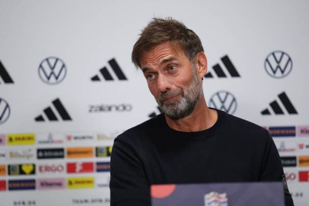 Germany national team, Nationalteam head coach Jurgen Klopp press conference, PK, Pressekonferenz at MD-1 of Netherlands v Germany, UEFA Nations League match at Johan Cruyff Arena Stadium on September 23, 2026 in Amsterdam Netherlands. (Photo by Bagu Blanco PRESSINPHOTO) NED: Jurgen Klopp Press Conference, Johan Cruyff Stadium, Amsterdam, Netherlands - 23 Sep 2026Amsterdam Johan Cruyff Stadium Amsterdam Netherlands  Copyright: xBlanco PRESSINPHOTO Shutterstockx 17165584ah