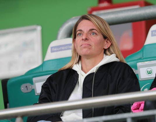 DFB Sports Director Nia Kuenzer; Soccer; Women s Soccer; 2026–2027 Season; UEFA; Women s Europa Cup Qualifiers; Second Round; AOK Stadium Wolfsburg; VfL Wolfsburg vs. Sturm Graz