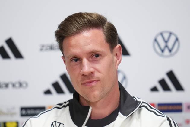 Marc-Andre Her Stegen press conference, PK, Pressekonferenz at MD-1 of Netherlands v Germany, UEFA Nations League match at Johan Cruyff Arena Stadium on September 23, 2026 in Amsterdam Netherlands. (Photo by Bagu Blanco PRESSINPHOTO) NED: Marc-Andre Ter Stegem Press Conference, Johan Cruyff Stadium, Amsterdam, Netherlands - 23 Sep 2026Amsterdam Johan Cruyff Stadium Amsterdam Netherlands  Copyright: xBlanco PRESSINPHOTO Shutterstockx 17165595a