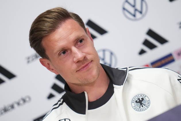 NED: Marc-Andre Ter Stegem press conference, PK, Pressekonferenz Marc-Andre Her Stegen press conference at MD-1 of Netherlands v Germany, UEFA Nations League match at Johan Cruyff Arena Stadium on September 23, 2026 in Amsterdam Netherlands. kpng Copyright: xBaguxBlancox xPRESSINPHOTOx PS_2627_TER_041