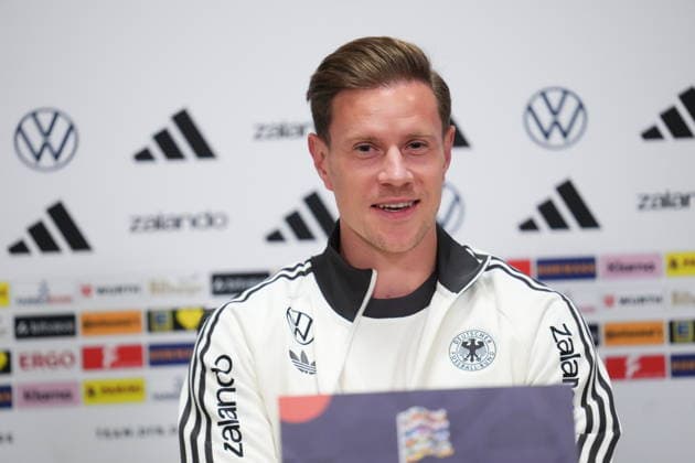 NED: Marc-Andre Ter Stegem press conference, PK, Pressekonferenz Marc-Andre Her Stegen press conference at MD-1 of Netherlands v Germany, UEFA Nations League match at Johan Cruyff Arena Stadium on September 23, 2026 in Amsterdam Netherlands. kpng Copyright: xBaguxBlancox xPRESSINPHOTOx PS_2627_TER_047