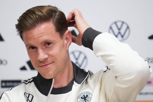 NED: Marc-Andre Ter Stegem press conference, PK, Pressekonferenz Marc-Andre Her Stegen press conference at MD-1 of Netherlands v Germany, UEFA Nations League match at Johan Cruyff Arena Stadium on September 23, 2026 in Amsterdam Netherlands. kpng Copyright: xBaguxBlancox xPRESSINPHOTOx PS_2627_TER_053