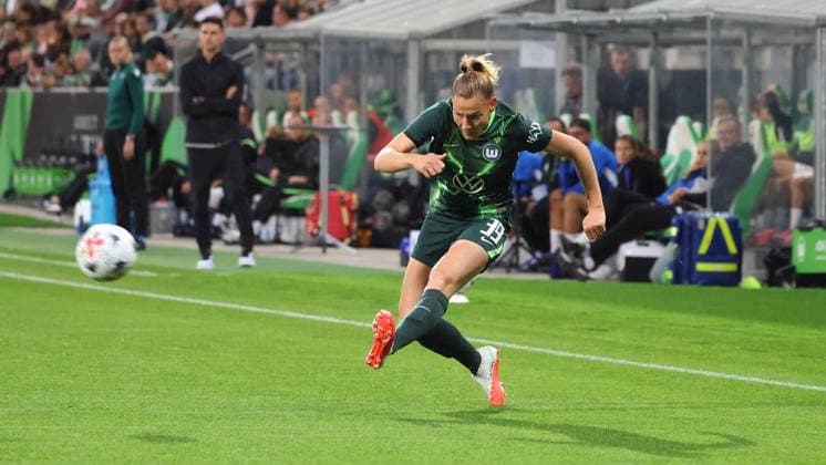 VfL vs. Graz, Women s Europa League Qualifiers, Wolfsburg, September 23, 2026, Soccer, Women s, VfL Wolfsburg vs. SK Sturm Graz, UEFA Women s Europa League Qualifiers, Round 2, 2026–2027 Season, Sarai Linder, VfL Wolfsburg, AOK Stadium, Lower Saxony, Germany