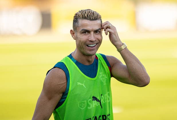 Football - UEFA Nations League - Group A4 - Portugal v Wales - MD-1 LISBON, PORTUGAL - Wednesday, September 23, 2026: Portugal s captain Cristiano Ronaldo during a training session at the Cidade do Futebol ahead of the UEFA Nations League Group A4 match between Portugal and Wales. (Photo by Amanda McMaster Propaganda) LISBON Cidade do Futebol LISBON PORTUGAL  Copyright: xAmandaxMcMasterx 2026-09-23-038-Portugal_Wales_MD-1