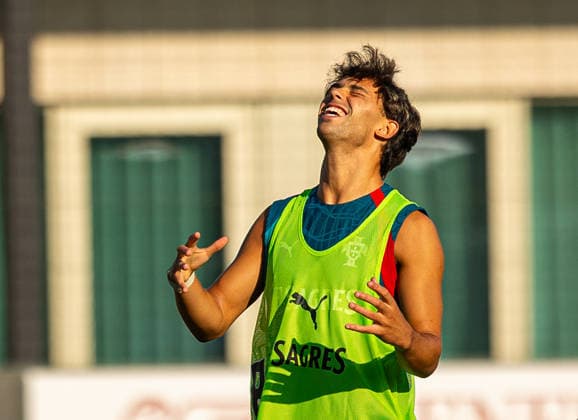 Football - UEFA Nations League - Group A4 - Portugal v Wales - MD-1 LISBON, PORTUGAL - Wednesday, September 23, 2026: Portugal s Joao FÃ lix during a training session at the Cidade do Futebol ahead of the UEFA Nations League Group A4 match between Portugal and Wales. (Photo by Amanda McMaster Propaganda) LISBON Cidade do Futebol LISBON PORTUGAL  Copyright: xAmandaxMcMasterx 2026-09-23-042-Portugal_Wales_MD-1