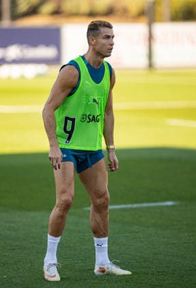 Football - UEFA Nations League - Group A4 - Portugal v Wales - MD-1 LISBON, PORTUGAL - Wednesday, September 23, 2026: Portugal s captain Cristiano Ronaldo during a training session at the Cidade do Futebol ahead of the UEFA Nations League Group A4 match between Portugal and Wales. (Photo by Amanda McMaster Propaganda) LISBON Cidade do Futebol LISBON PORTUGAL  Copyright: xAmandaxMcMasterx 2026-09-23-049-Portugal_Wales_MD-1