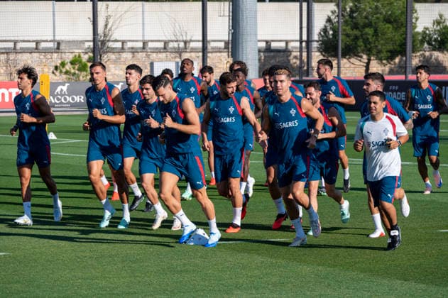 September 23, 2026, Lisbon, Lisbon, Portugal: Portugal national team, Nationalteam training session at the Cidade do Futebol in Oeiras ahead of their UEFA Nations League qualifying match against Wales. Lisbon Portugal - ZUMAr238 20260923_zip_r238_004 Copyright: xRicardoxRochax
