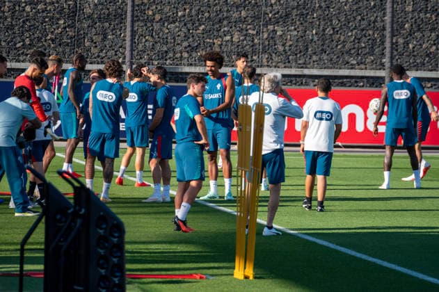 September 23, 2026, Lisbon, Lisbon, Portugal: Portugal national team, Nationalteam training session at the Cidade do Futebol in Oeiras ahead of their UEFA Nations League qualifying match against Wales. Lisbon Portugal - ZUMAr238 20260923_zip_r238_010 Copyright: xRicardoxRochax