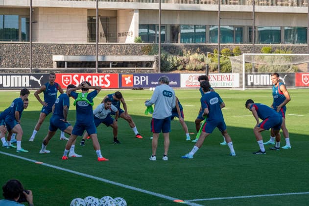 September 23, 2026, Lisbon, Lisbon, Portugal: Portugal national team, Nationalteam training session at the Cidade do Futebol in Oeiras ahead of their UEFA Nations League qualifying match against Wales. Lisbon Portugal - ZUMAr238 20260923_zip_r238_012 Copyright: xRicardoxRochax