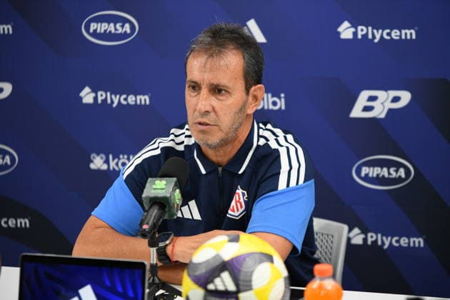 Costa Rica national team, Nationalteam press conference, PK, Pressekonferenz 2026 2027 Concacaf Nations League A Costa Rica National Team coach Fernando Batista, during the press conference previous to the match to be played between the National Teams of Costa Rica and Curacao. 2026 2027 Concacaf Nations League League A, Group A. 23.09.26. FCRF - Plycem Sports Complex, Alajuela, Costa Rica. Photo Jose Campos PMEimages Alajuela Alajuela Costa Rica Copyright: xJosexCamposx xPMEimagesx
