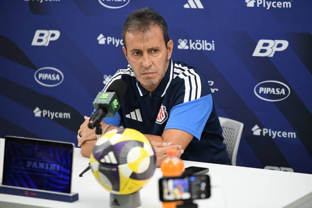 Costa Rica national team, Nationalteam press conference, PK, Pressekonferenz 2026 2027 Concacaf Nations League A Costa Rica National Team coach Fernando Batista, during the press conference previous to the match to be played between the National Teams of Costa Rica and Curacao. 2026 2027 Concacaf Nations League League A, Group A. 23.09.26. FCRF - Plycem Sports Complex, Alajuela, Costa Rica. Photo Jose Campos PMEimages Alajuela Alajuela Costa Rica Copyright: xJosexCamposx xPMEimagesx