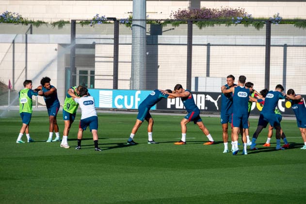 September 23, 2026, Lisbon, Lisbon, Portugal: Portugal national team, Nationalteam training session at the Cidade do Futebol in Oeiras ahead of their UEFA Nations League qualifying match against Wales. Lisbon Portugal - ZUMAr238 20260923_zip_r238_028 Copyright: xRicardoxRochax