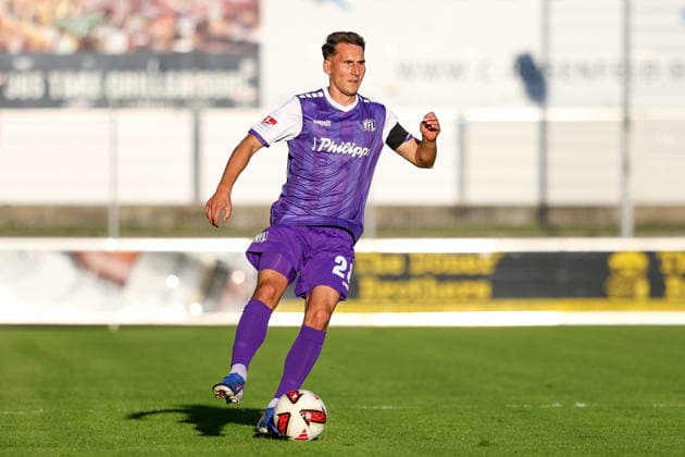 September 23, 2026, xkwix, Soccer, Friendly Match, SC Wiedenbrück vs. VfL Osnabrück, Jahnstadion, Friendly Match, 2026–2027 Season, Konrad Faber, VfL Osnabrück 28. DFB regulations prohibit any use of photographs as image sequences and or quasi-video. Photo: xKamilxWilkowskixPressefotoKochx, North Rhine-Westphalia, Germany