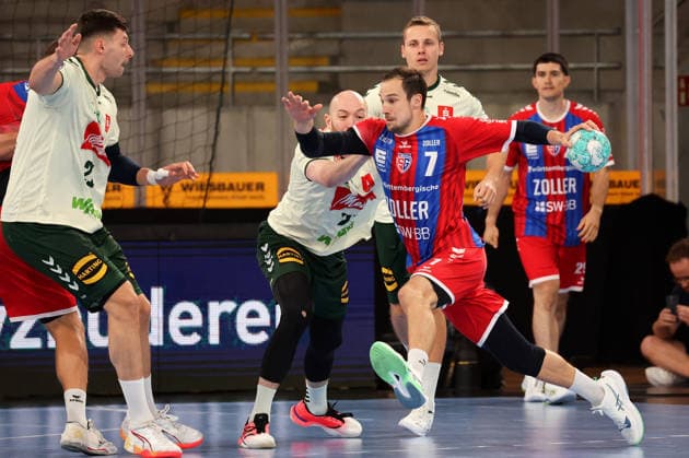 September 23, 2026, Germany, Bietigheim, DHB Handball Cup, 2026–2027 Season: SG BBM Bietigheim vs. GWD Minden, Dominik Claus (BBM)