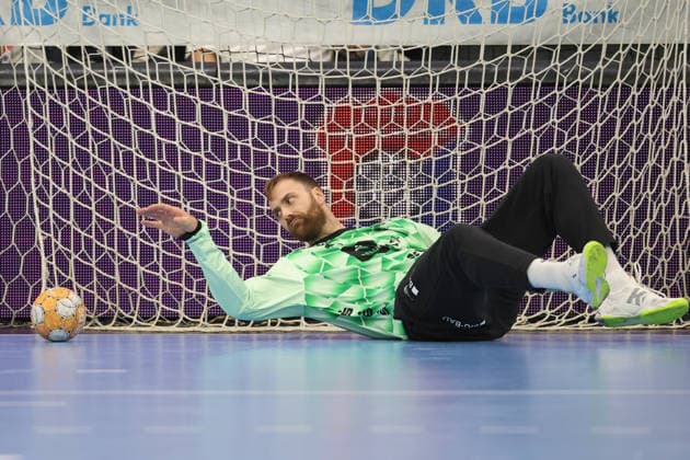 TV Hüttenberg vs. THW Kiel, DHB Cup Goalie Andreas Wolff, THW Kiel; 33rd DHB Cup match of the second round between TV Hüttenberg and THW Kiel on September 23, 2026, at the Buderus Arena in Wetzlar, Wetzlar, Hesse, Germany; Buderus Arena
