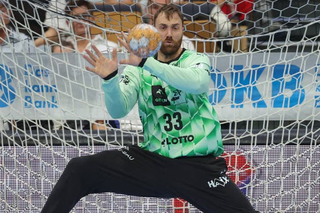 TV Hüttenberg vs. THW Kiel, DHB Cup Goalie Andreas Wolff, THW Kiel; 33rd DHB Cup match of the second round between TV Hüttenberg and THW Kiel on September 23, 2026, at the Buderus Arena in Wetzlar, Wetzlar, Hesse, Germany; Buderus Arena