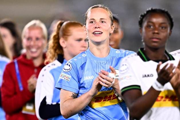 OH Leuven v AS Roma - UEFA Women s Champions League LEUVEN, BELGIUM - SEPTEMBER 23 : Seynhaeve Lowiese goalkeeper of OH Leuven during the UEFA Women s Champions League 2026 27 League Phase MD1 match between OH Leuven and AS Roma on September 23, 2026 in Leuven, Belgium, 23 09 2026 Leuven Belgium  Copyright: xTomasxSiskx