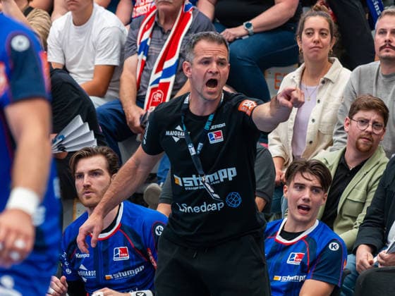 Matthias Flohr, Head Coach of HBW Balingen Weilstetten, HBW Balingen Weilstetten vs. TSV Hannover Burgdorf, Handball, DHB Cup, 2nd Round, 2026–2027 Season, September 23, 2026, HBW Balingen Weilstetten vs. TSV Hannover Burgdorf, Handball, DHB Cup, Round 2, 2026–2027 season, September 23, 2026, Balingen Copyright: xEibner-Pressefoto FlorianxSchustx EP_FSU