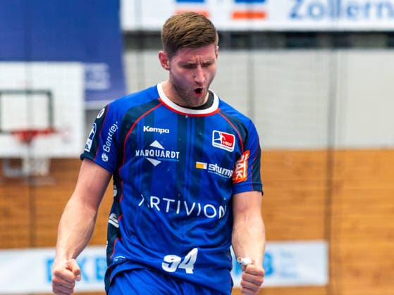 Georg Poehle HBW Balingen Weilstetten 94, HBW Balingen Weilstetten vs. TSV Hannover Burgdorf, Handball, DHB Cup, 2nd Round, 2026–2027 Season, September 23, 2026, HBW Balingen Weilstetten vs. TSV Hannover Burgdorf, Handball, DHB Cup, 2nd Round, 2026–2027 Season, September 23, 2026, Balingen Copyright: xEibner-Pressefoto FlorianxSchustx EP_FSU