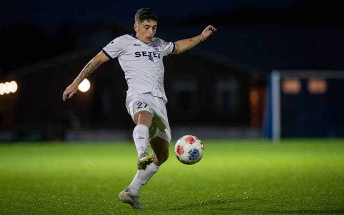 Soccer, 2026–2027 Season, Lower Rhine Cup, September 23, 2026, 2nd Round, Men, BW Dingden White vs. SF Baumberg Blue, Alejo Agustun Cerda, BW Dingden, Hamminkeln Sports Field, BW Dingden, Germany 260923_fb_bw-dingden_sf-baumberg_59157