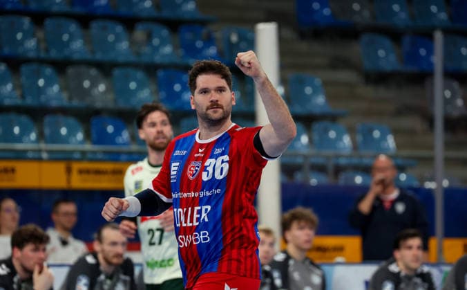 September 23, 2026, Germany, Bietigheim, DHB Handball Cup, 2026–2027 season: SG BBM Bietigheim vs. GWD Minden, Jonathan Fischer (BBM)