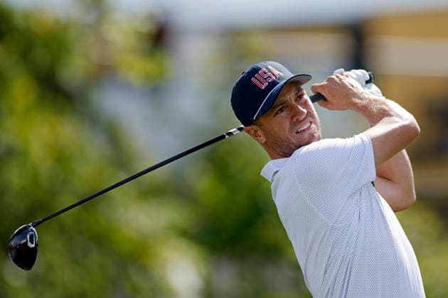 MEDINAH, IL - SEPTEMBER 23: Justin Thomas of the United States hits a drive at the third hole prior to the Presidents Cup 2026 on September 23, 2026 at Medinah Country Club in Medinah, Illinois. (Photo by Joe Robbins Icon Sportswire) GOLF: SEP 23 Presidents Cup EDITORIAL USE ONLY Icon573260923009