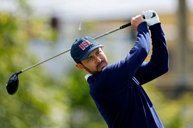 MEDINAH, IL - SEPTEMBER 23: Patrick Cantlay of the United States hits a drive at the third hole prior to the Presidents Cup 2026 on September 23, 2026 at Medinah Country Club in Medinah, Illinois. (Photo by Joe Robbins Icon Sportswire) GOLF: SEP 23 Presidents Cup EDITORIAL USE ONLY Icon573260923020