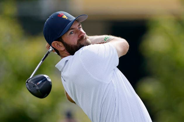 MEDINAH, IL - SEPTEMBER 23: Cameron Young of the United States hits a drive at the third hole prior to the Presidents Cup 2026 on September 23, 2026 at Medinah Country Club in Medinah, Illinois. (Photo by Joe Robbins Icon Sportswire) GOLF: SEP 23 Presidents Cup EDITORIAL USE ONLY Icon573260923023