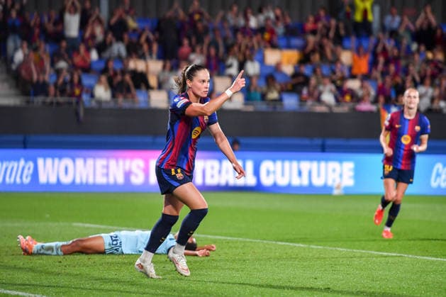 FC Barcelona, Barca v PARIS FC JOHAN CRUYFF STADIUM, BARCELONA. September 23,2026 FC BARCELONA vs Paris Football Club September 23,2026 Pajor (17) of FC Barcelona celebrates scoring his team s fifth goal during the soccer match corresponding to the first day of the UEFA Women s Champions League between FC Barcelona and Paris FC at Johan Cruyff Stadium in Barcelona, Spain, on September 23, 2026. Barcelona ESP Copyright: xS.xRosx