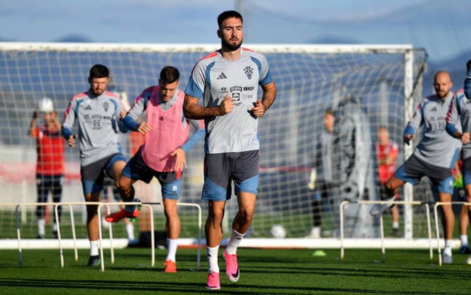 Croatia, Rijeka, 23.09.2026. HNK Rijeka training camp. Training of the Croatian national football team ahead of the Nations League match against the Czech Republic. In the photo: Dion Drena Beljo. Photo: Damir Skomrlj CROPIX Copyright: xxDamirxSkomrljx trening_reprezentacija16-230926