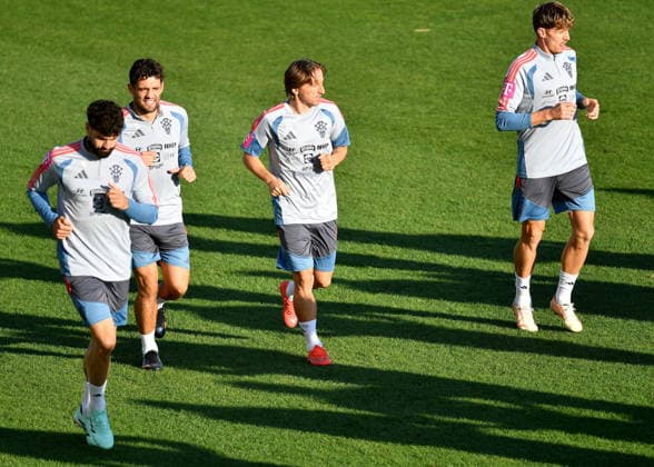 Croatia, Rijeka, 23.09.2026. HNK Rijeka training camp. Training of the Croatian national football team ahead of the Nations League match against the Czech Republic. In the photo: training. Photo: Damir Skomrlj CROPIX Copyright: xxDamirxSkomrljx trening_reprezentacija5-230926