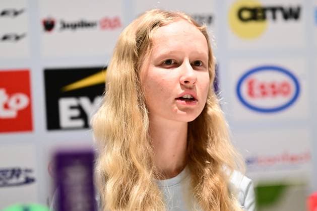UCI 2026 Road World Championship, WM, Weltmeisterschaft Montreal 23 09 2026 MONTREAL, CANADA - SEPTEMBER 23 : Five Laura pictured during a press conference, PK, Pressekonferenz at the 2026 UCI Road World Championships in Montreal on September 23, 2026 in Montreal, Canada, 23 09 2026 Montreal Canada  Copyright: xPeterxDexVoechtx