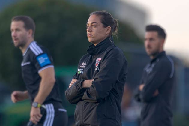 Landsberg, Germany, September 23, 2026 — Toto Cup (Bavarian State Cup) 2026–2027 Quarterfinals: TSV 1882 Landsberg vs. FC Ingolstadt 04. Pictured: Coach Sabrina Wittmann, FCI TSV Sportpark Bayern Copyright: xFotostandx xSchäferx