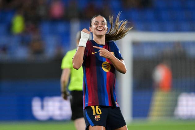 FC Barcelona, Barca v PARIS FC JOHAN CRUYFF STADIUM, BARCELONA. September 23,2026 FC BARCELONA vs Paris Football Club September 23,2026 C. Serrajordi (16) of FC Barcelona celebrates scoring his team s second goal during the soccer match corresponding to the first day of the UEFA Women s Champions League between FC Barcelona and Paris FC at Johan Cruyff Stadium in Barcelona, Spain, on September 23, 2026. Barcelona ESP Copyright: xS.xRosx