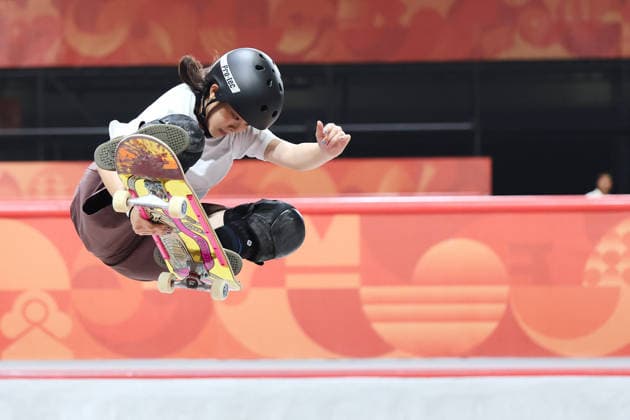 Mizuho Hasegawa (JPN), SEPTEMBER 24, 2026 - Skateboarding : Women s Park Prelims Heat 2 at Aichi Sky Expo during the Asian Games Aichi-Nagoya 2026 in Aichi, Japan. Noxthirdxpartyxsales  aflo_350468824 KenichiroxOganex