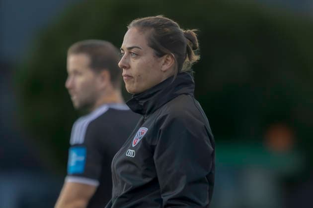 Landsberg, Germany, September 23, 2026—Toto Cup (Bavarian State Cup) 2026–2027 Quarterfinals: TSV 1882 Landsberg vs. FC Ingolstadt 04. Pictured: Coach Sabrina Wittmann, FCI TSV Sportpark Bayern Copyright: xFotostandx xSchäferx