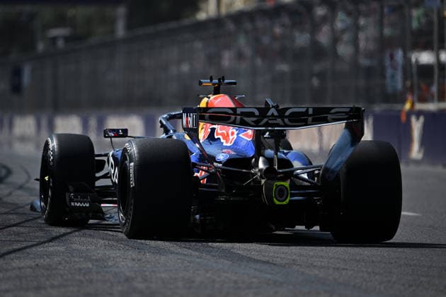 F1 - AZERBAIJAIN GRAND PRIX 2026 03 VERSTAPPEN Max (nld), Red Bull Racing Ford RB22, action during the 2026 Formula 1 Azerbaijan Grand Prix, 15th round of the 2026 Formula One World Championship, WM, Weltmeisterschaft from September 24 to 26, 2026 on the Baku City Circuit, in Baku, Azerbaijan - BakuAzerbaijan  Copyright: xDPPIx