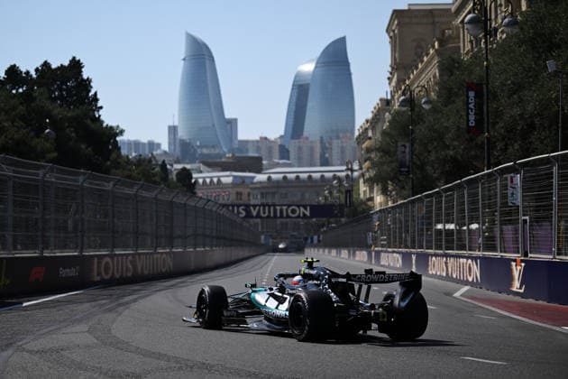 F1 - AZERBAIJAIN GRAND PRIX 2026 12 KIMI ANTONELLI Andrea (ita), Mercedes AMG F1 Team W17, action during the 2026 Formula 1 Azerbaijan Grand Prix, 15th round of the 2026 Formula One World Championship, WM, Weltmeisterschaft from September 24 to 26, 2026 on the Baku City Circuit, in Baku, Azerbaijan - BakuAzerbaijan  Copyright: xDPPIx
